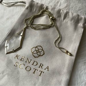 KENDRA SCOTT | DAMON NECKLACE | ROCK CRYSTAL |